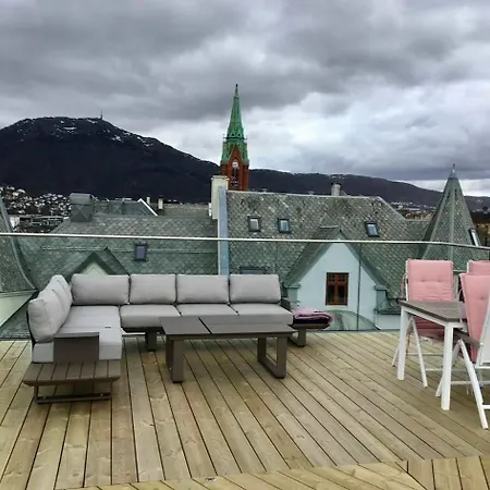 Apartamento Dinbnb L Luxury Penthouse L Roof Terrace L Bergen