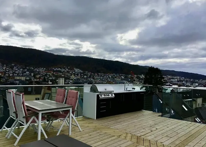 Dinbnb L Luxury Penthouse L Roof Terrace L Bergen